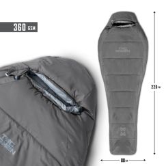 MUMMY SLEEPING BAG 360GR/M² Pentagon